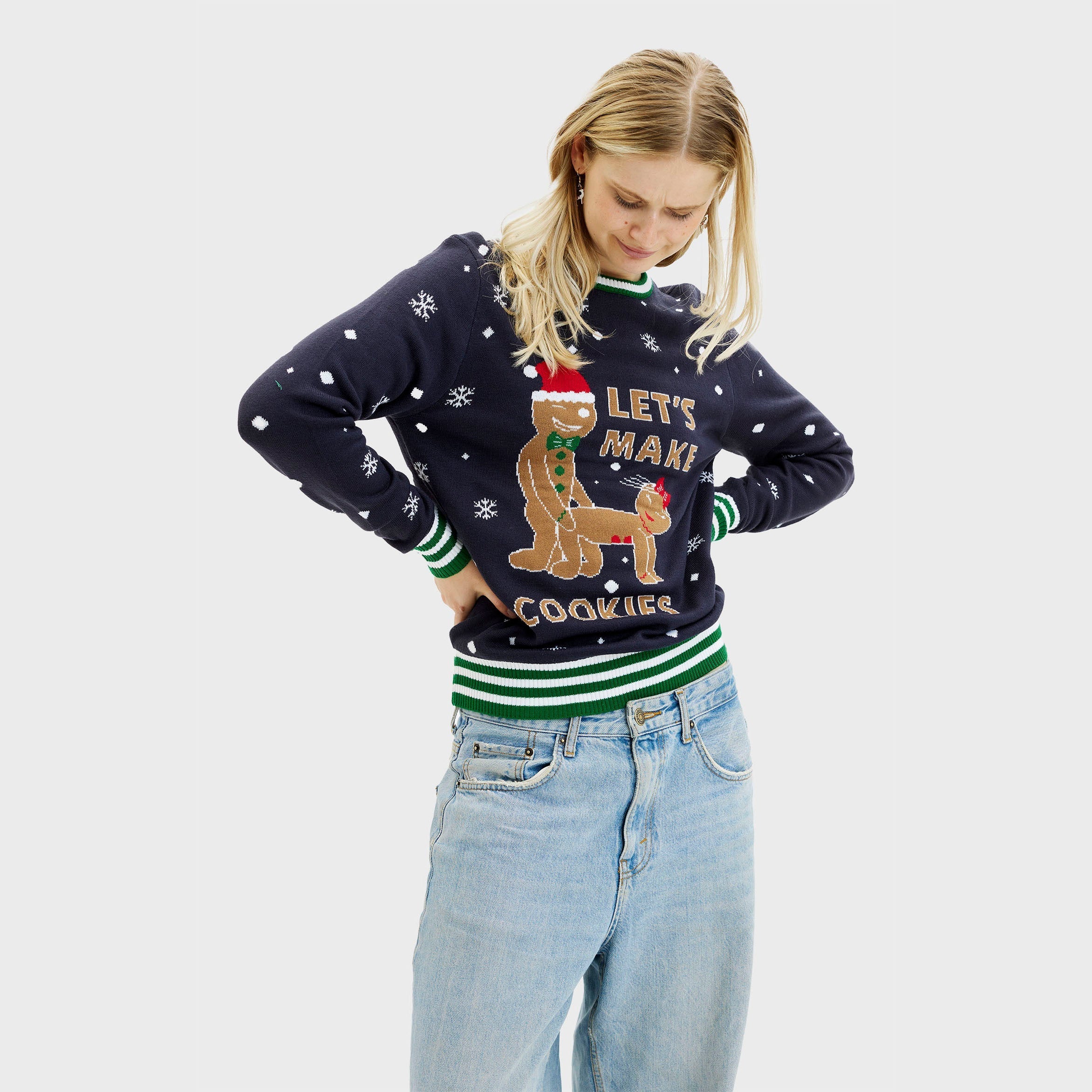 Weihnachtskuchen xxx Weihnachtspullover - Damen